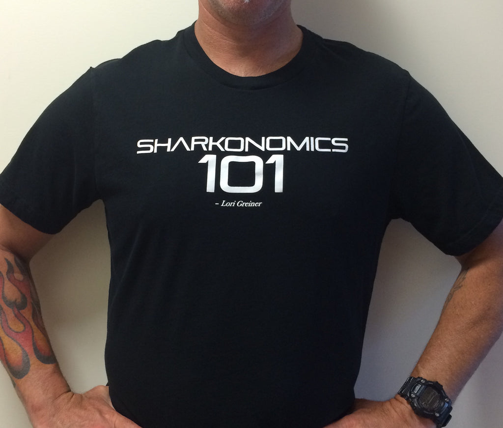 Mens T-Shirt: Sharkonomics 101