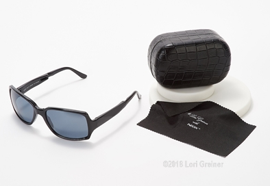 Folding Sunglasses, Case, & Lens Cloth